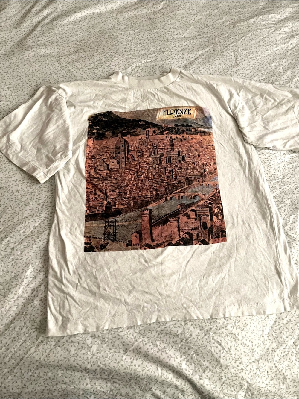 Firenze Graphic Short-Sleeve Tee - White